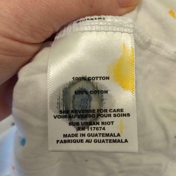 Sub_Urban Riot Colorful Splatter Tee - Picture 6 of 7